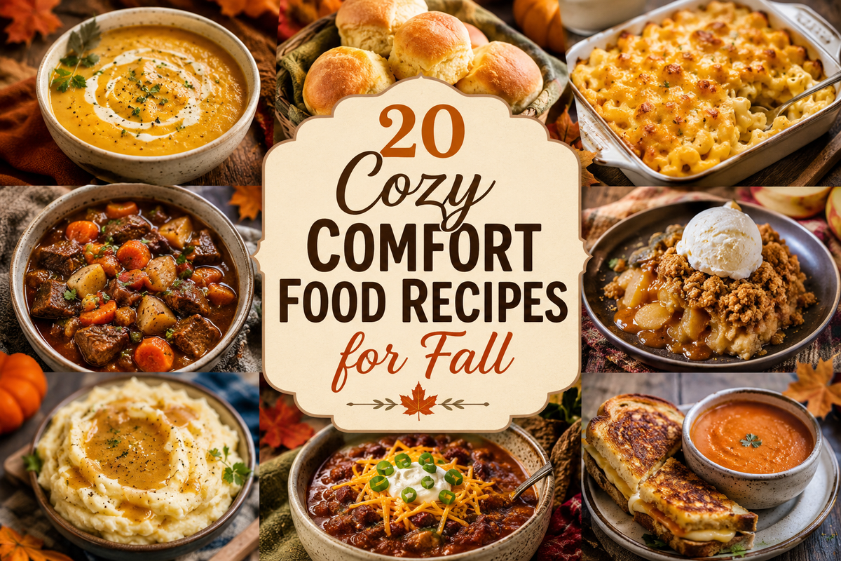 fall recipes, cozy fall meals, comfort food recipes, easy fall dinner recipes, autumn recipes, cozy dinner ideas