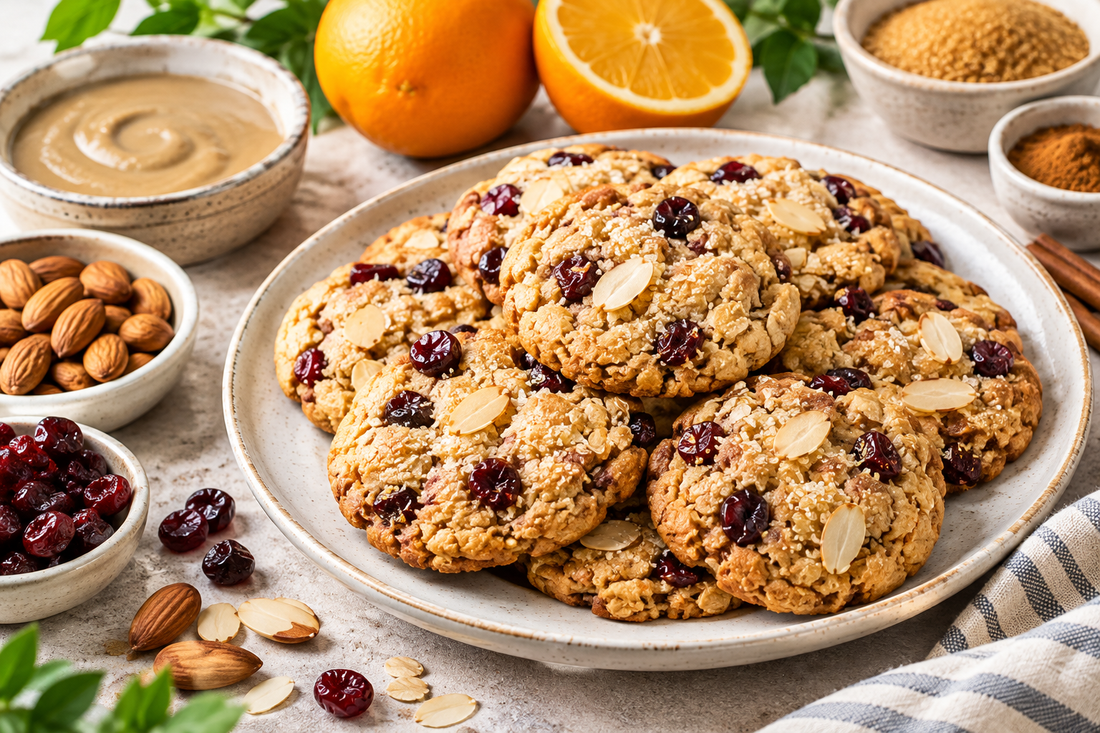 Tahini Almond Cherry Cookies – Chewy & Easy Cookie Recipe